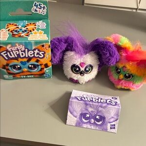 Hasbro Furby Furbies - includes 3 Furblets. One New one in box